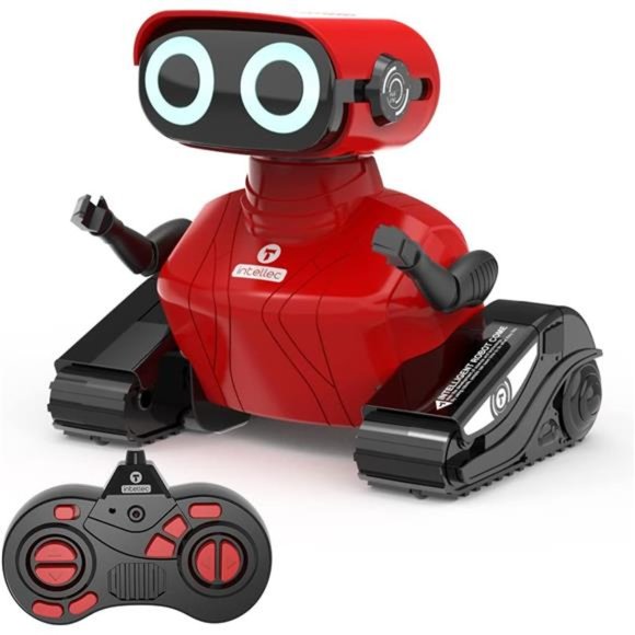 Robot Toys, Remote Control Robot Toy, RC Robots for Kids with LED Eyes, Flexible - Picture 1 of 6